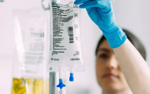 Nurse with Clinolipid Landscape
